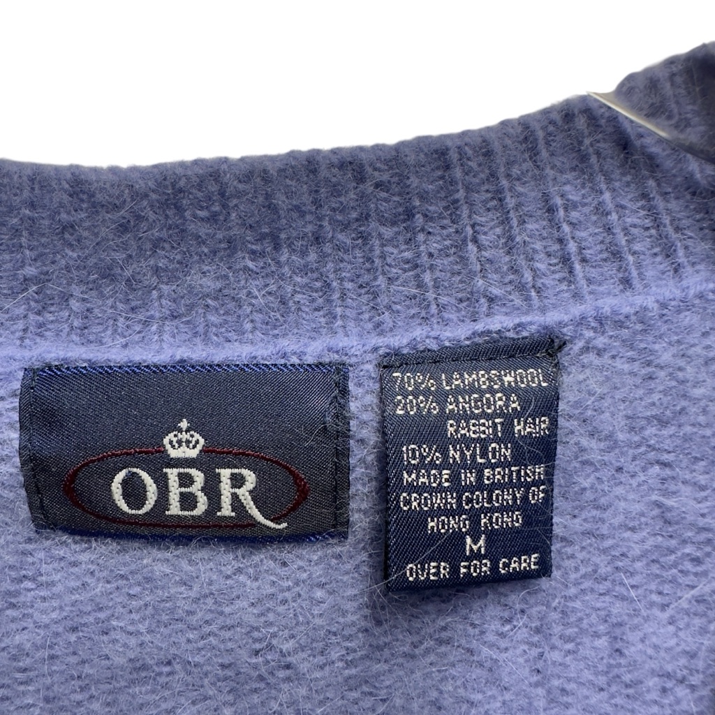 Angora Rabbit Hair Lambswool Knit Sweater Cardigan Jacket — image 8 of 8